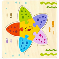 Montessori Games Baby Animals/traffic Kid's Cognition Puzzles Toys Wooden Cartoon Cognition Puzzle Toys Matching Education Game - BIG FRENCHIES