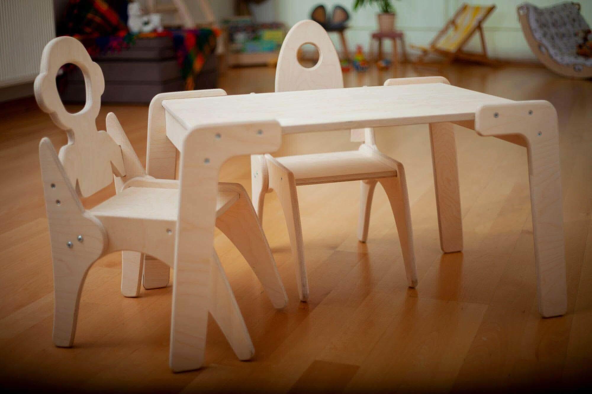 Montessori Table and Chair Set - BIG FRENCHIES
