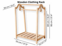 Montessori Wooden Kids Clothing Rack - BIG FRENCHIES