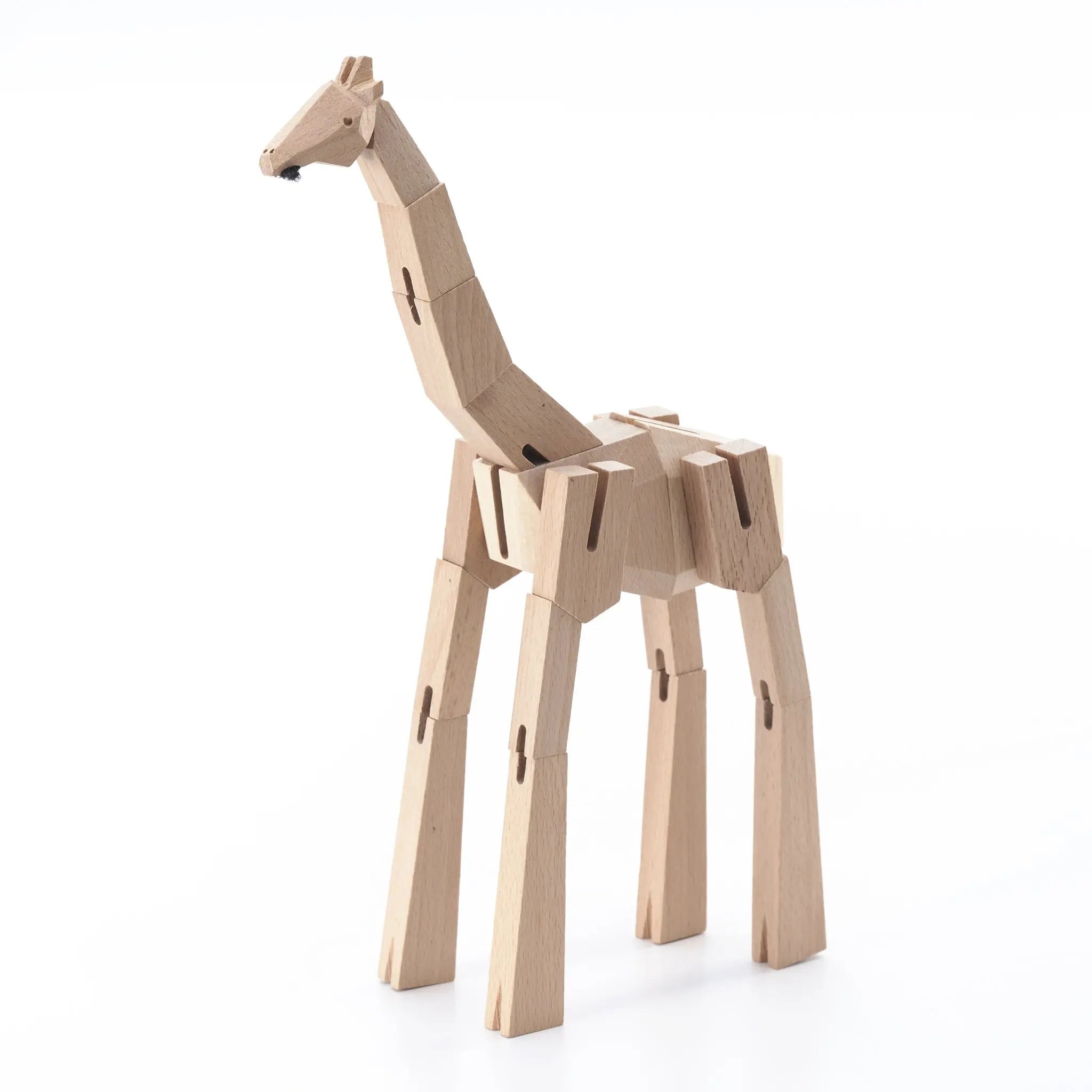 Morphits® Modern Wooden Giraffe Decor – Interactive Puzzle & Art Piece