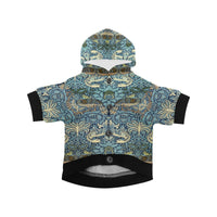 Morris Peacock and Dragon Button Hoodie
