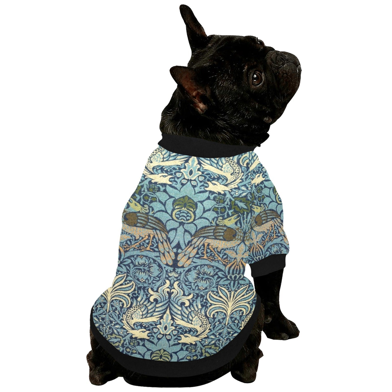 Morris Peacock and Dragon Round Neck Shirt