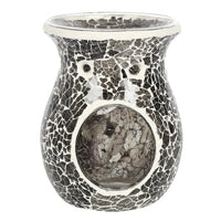 Large Gunmetal Grey Crackle Oil Burner and Wax Warmer - BIG FRENCHIES