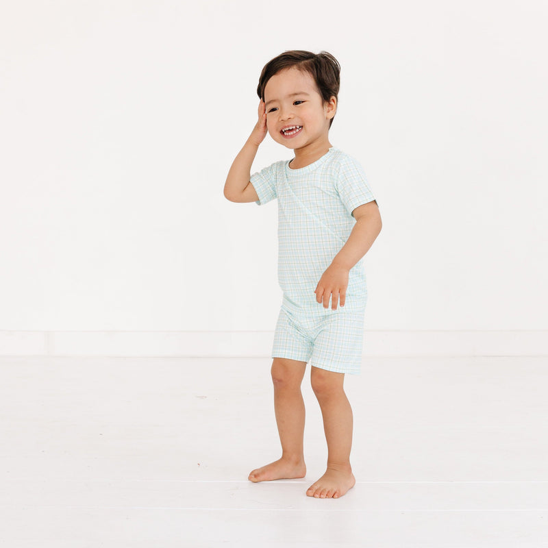 Bluegrass Picnic Short Sleeve & Shorts Bamboo Toddler Pajama Set - BIG FRENCHIES