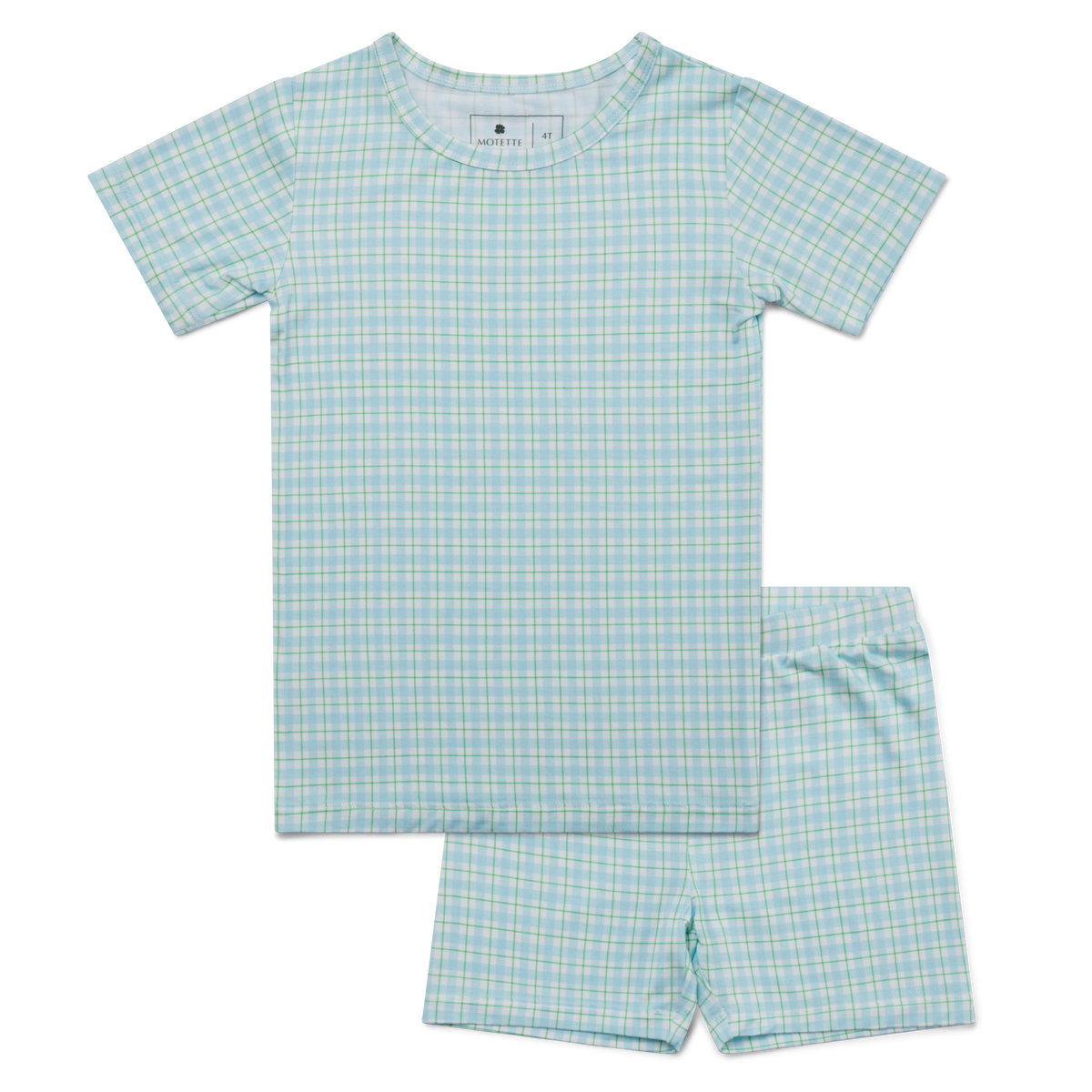 Bluegrass Picnic Short Sleeve & Shorts Bamboo Toddler Pajama Set - BIG FRENCHIES