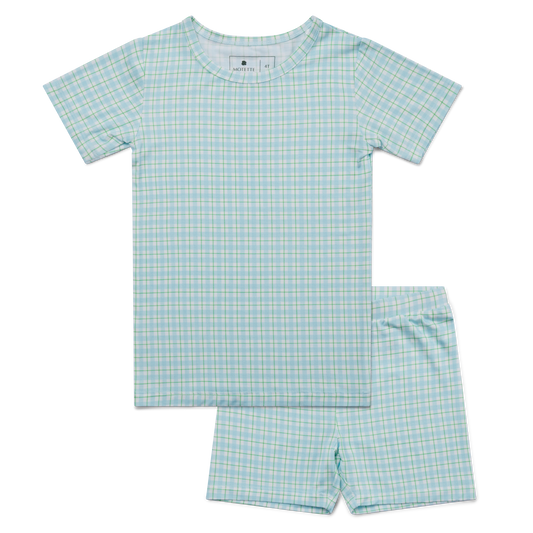 Bluegrass Picnic Short Sleeve & Shorts Bamboo Toddler Pajama Set - BIG FRENCHIES