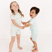 Bluegrass Picnic Short Sleeve & Shorts Bamboo Toddler Pajama Set - BIG FRENCHIES