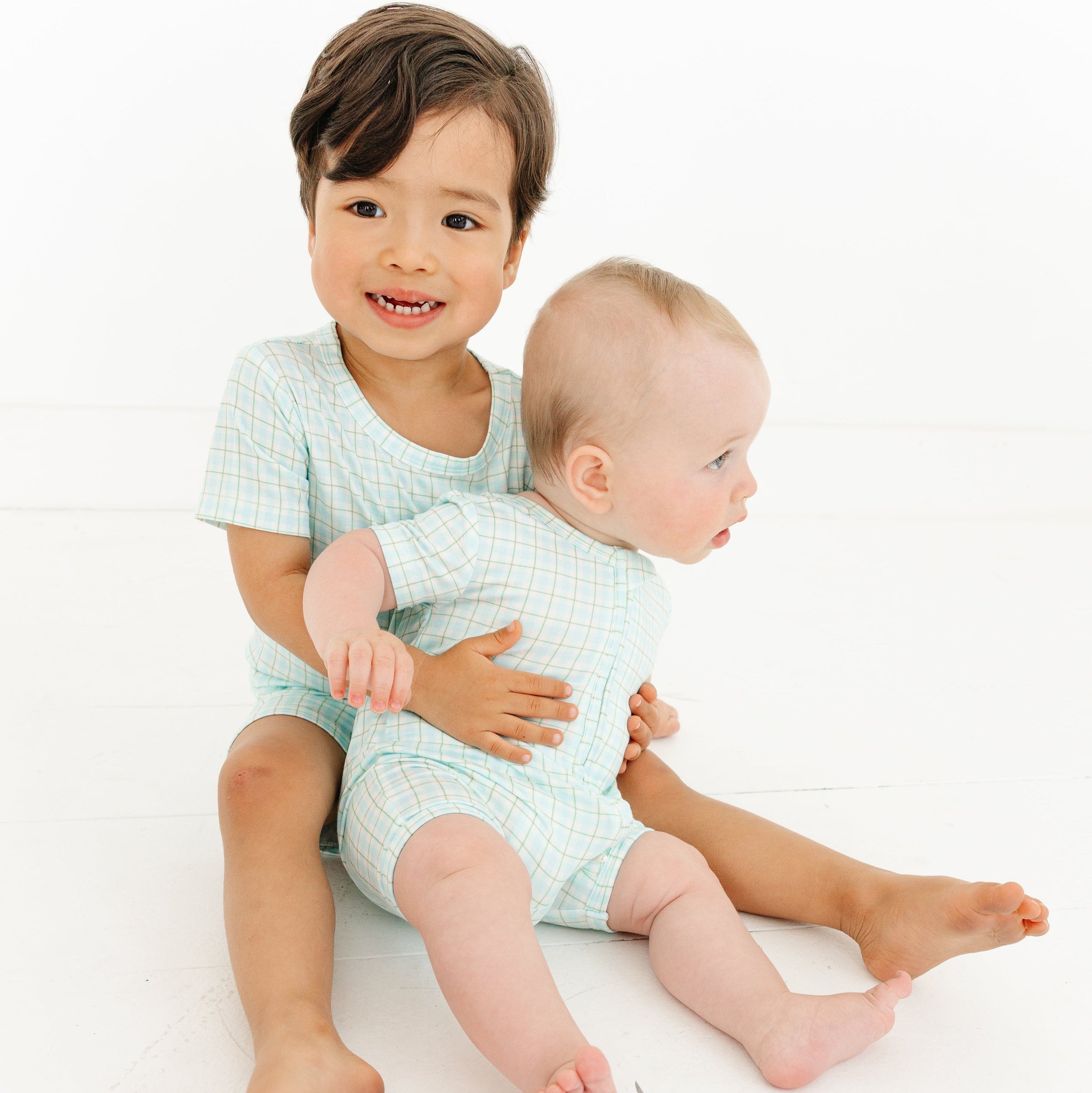 Bluegrass Picnic Short Sleeve & Shorts Bamboo Toddler Pajama Set - BIG FRENCHIES