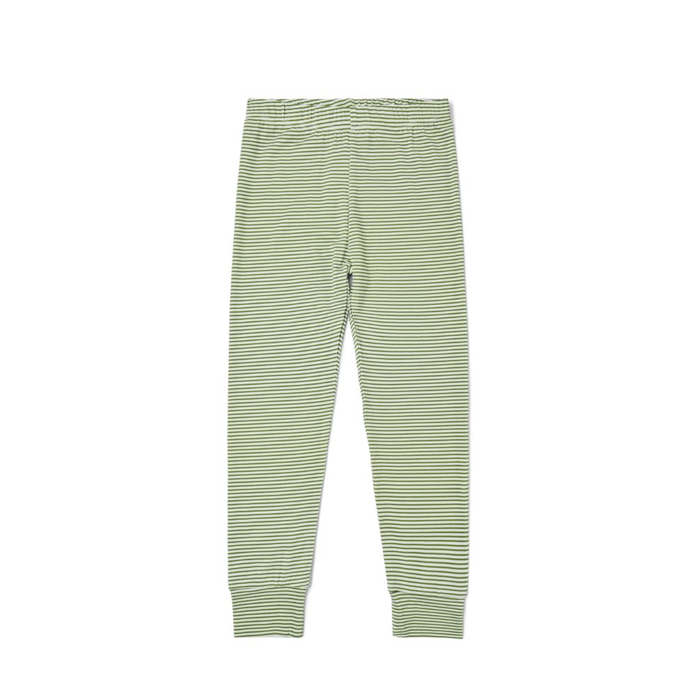 Evergreen Stripe Bamboo Kids Pajama Set - BIG FRENCHIES