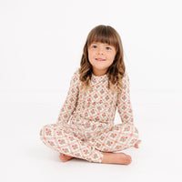 Holly Trellis Bamboo Kids Pajama Set - BIG FRENCHIES