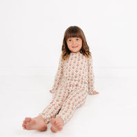 Holly Trellis Bamboo Kids Pajama Set - BIG FRENCHIES