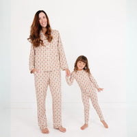 Holly Trellis Bamboo Kids Pajama Set - BIG FRENCHIES