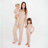 Holly Trellis Bamboo Kids Pajama Set - BIG FRENCHIES