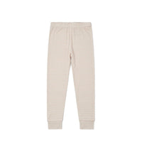 Oatmeal Stripe Bamboo Kids Pajama Set - BIG FRENCHIES