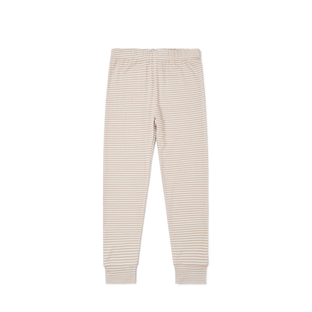 Oatmeal Stripe Bamboo Kids Pajama Set - BIG FRENCHIES