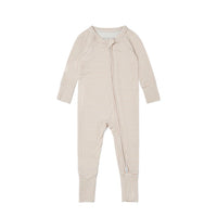 Oatmeal Stripe Bamboo Sleeper - BIG FRENCHIES