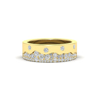 Mountain Stone Mens Wedding Ring