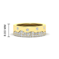Mountain Stone Mens Wedding Ring