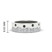 Mountain Stone Mens Wedding Ring
