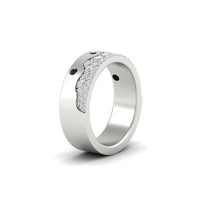 Mountain Stone Mens Wedding Ring