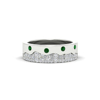 Mountain Stone Mens Wedding Ring
