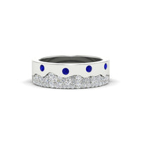 Mountain Stone Mens Wedding Ring