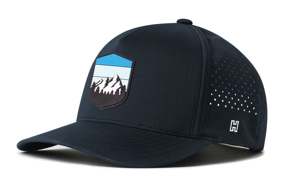 Mountains and Sky Performance 5-Panel Hat  |  Outdoors Flexfit Snapback