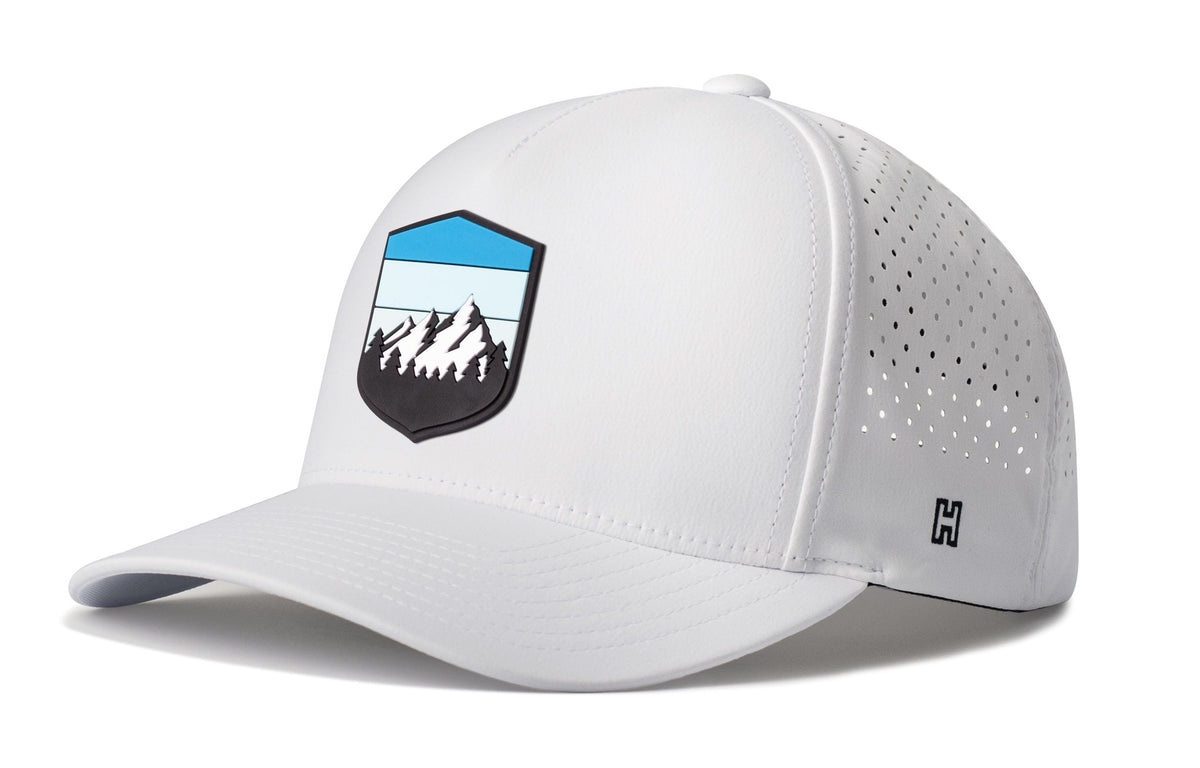Mountains and Sky Performance 5-Panel Hat  |  Outdoors Flexfit Snapback