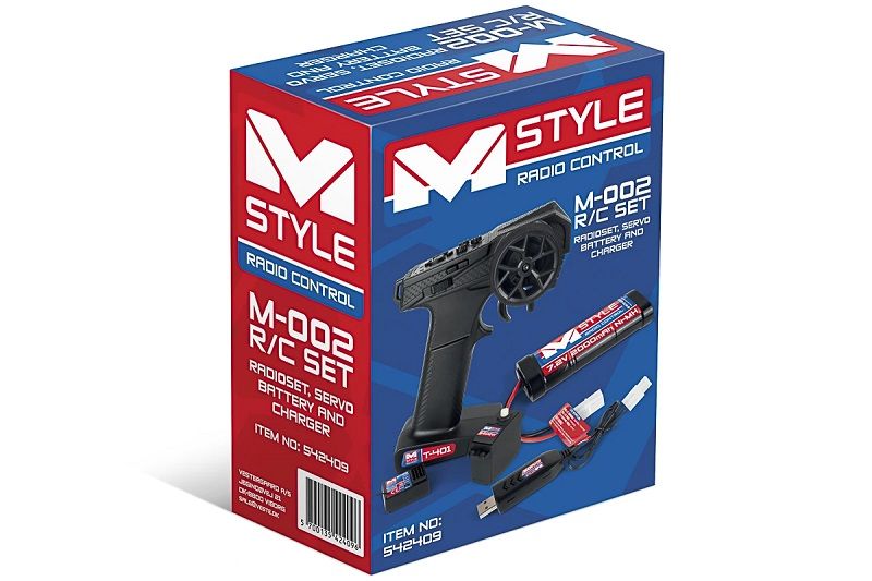 HPI Racing Mstyle R/C Set - Radioset, Servo, Battery and Charger 542409