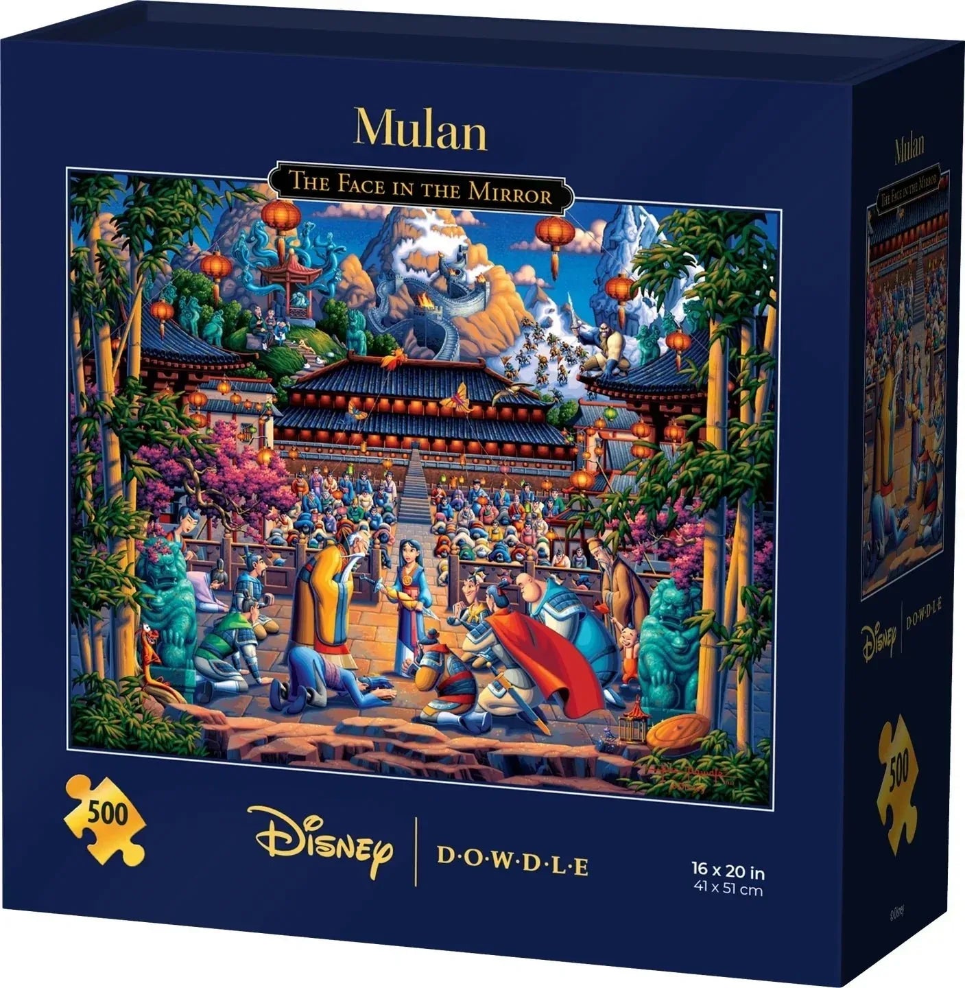 Mulan The Face in the Mirror 500 Piece Jigsaw Puzzle | Dowdle Puzzles - BIG FRENCHIES