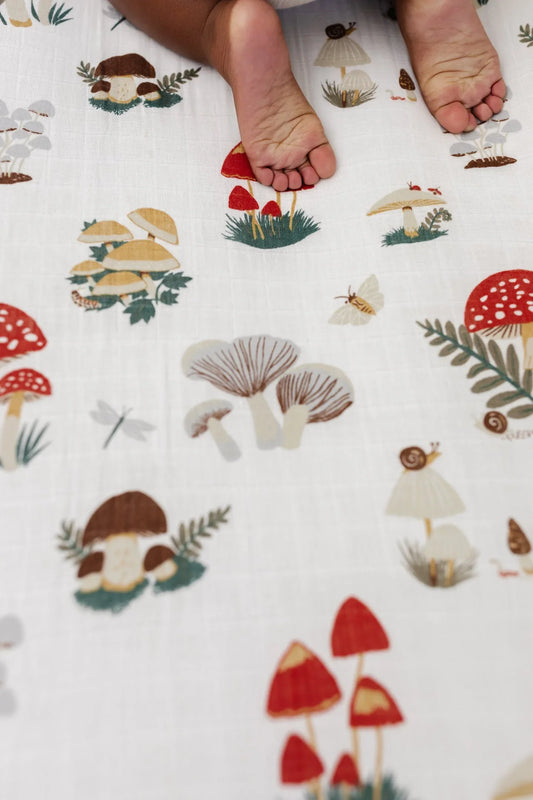 Mushroom Crib Sheet - BIG FRENCHIES