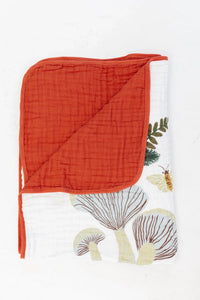 Mushroom Throw Blanket - BIG FRENCHIES