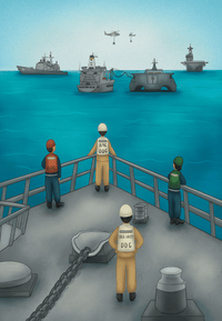 SWO (Surface Warfare Officer) Children's Book My Daddy, My Soldier by Matthew E. MILLER