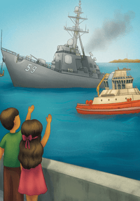 SWO (Surface Warfare Officer) Children's Book My Daddy, My Soldier by Matthew E. MILLER
