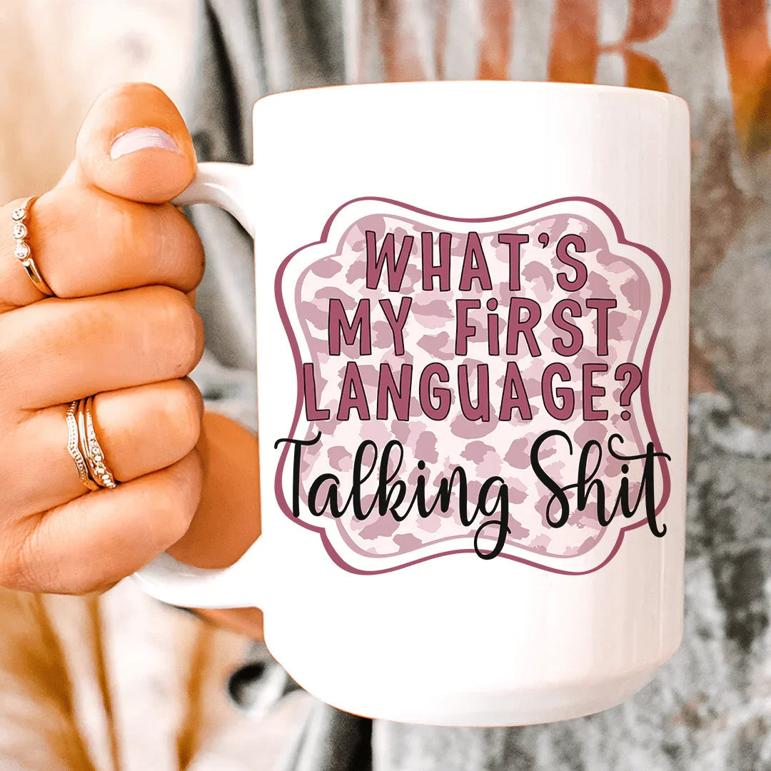 My First Language Ceramic Mug 15 oz - BIG FRENCHIES