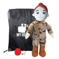 My Hero™ Army Soldier Daddy Doll | Custom Recordable Plush