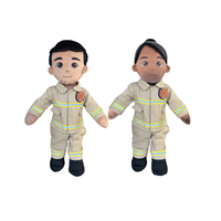 Firefighter Plush Doll, Custom Recordable Comfort Doll
