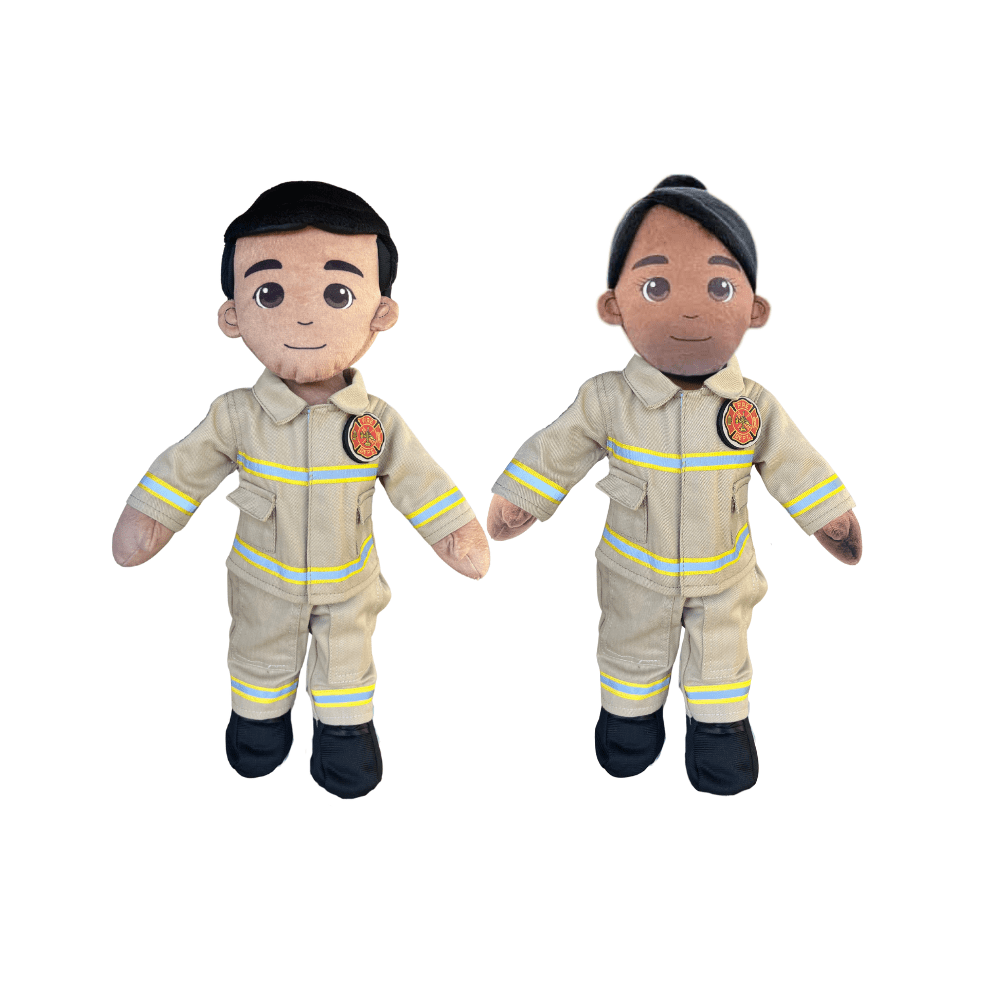 Firefighter Plush Doll, Custom Recordable Comfort Doll