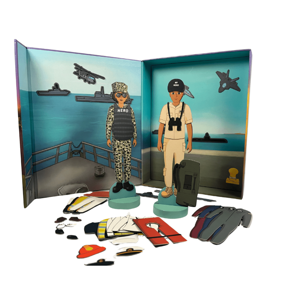 My Hero Navy Sailor Doll Set for Magnetic Playtime Fun