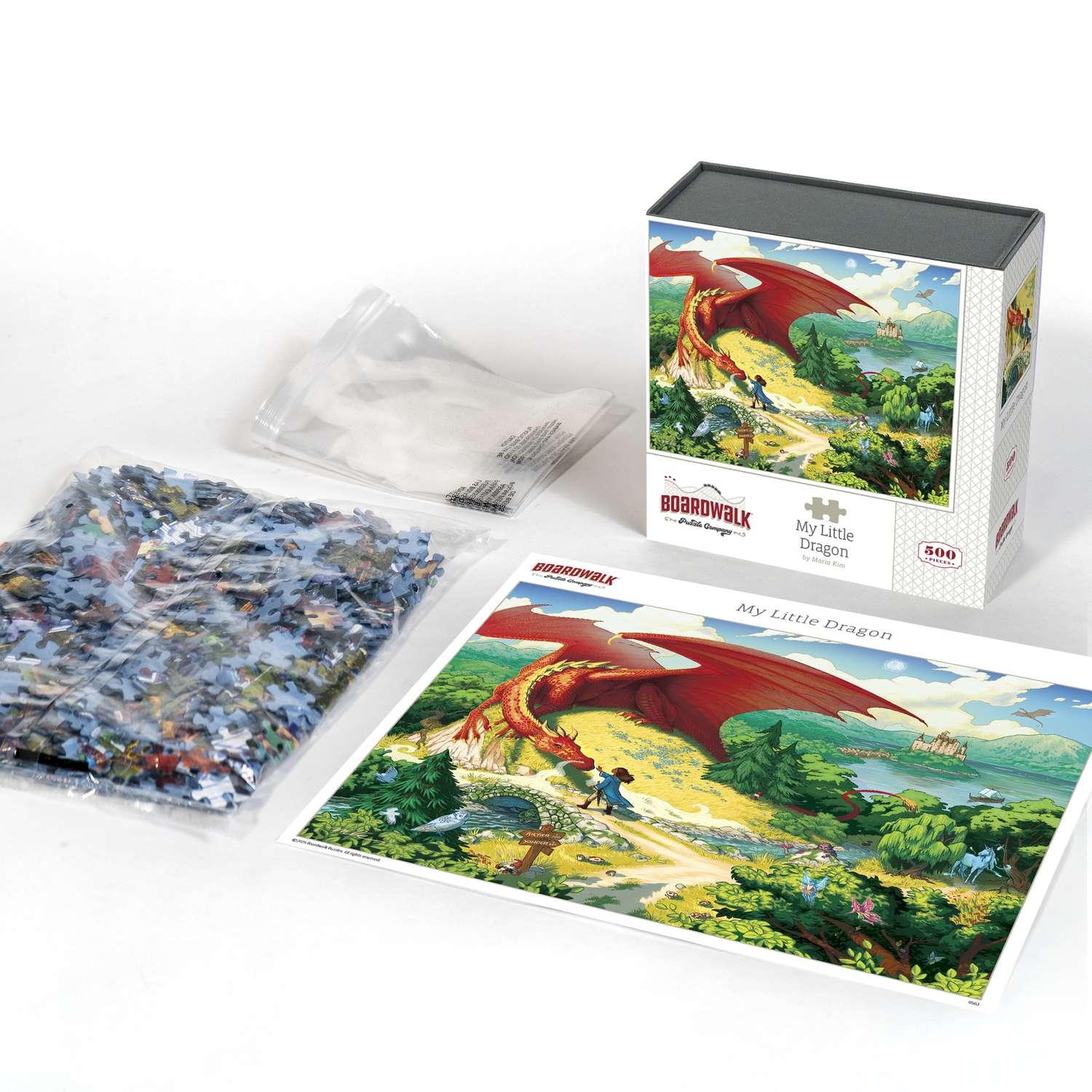 My Little Dragon 500 Piece Jigsaw Puzzle | Boardwalk Puzzles - BIG FRENCHIES