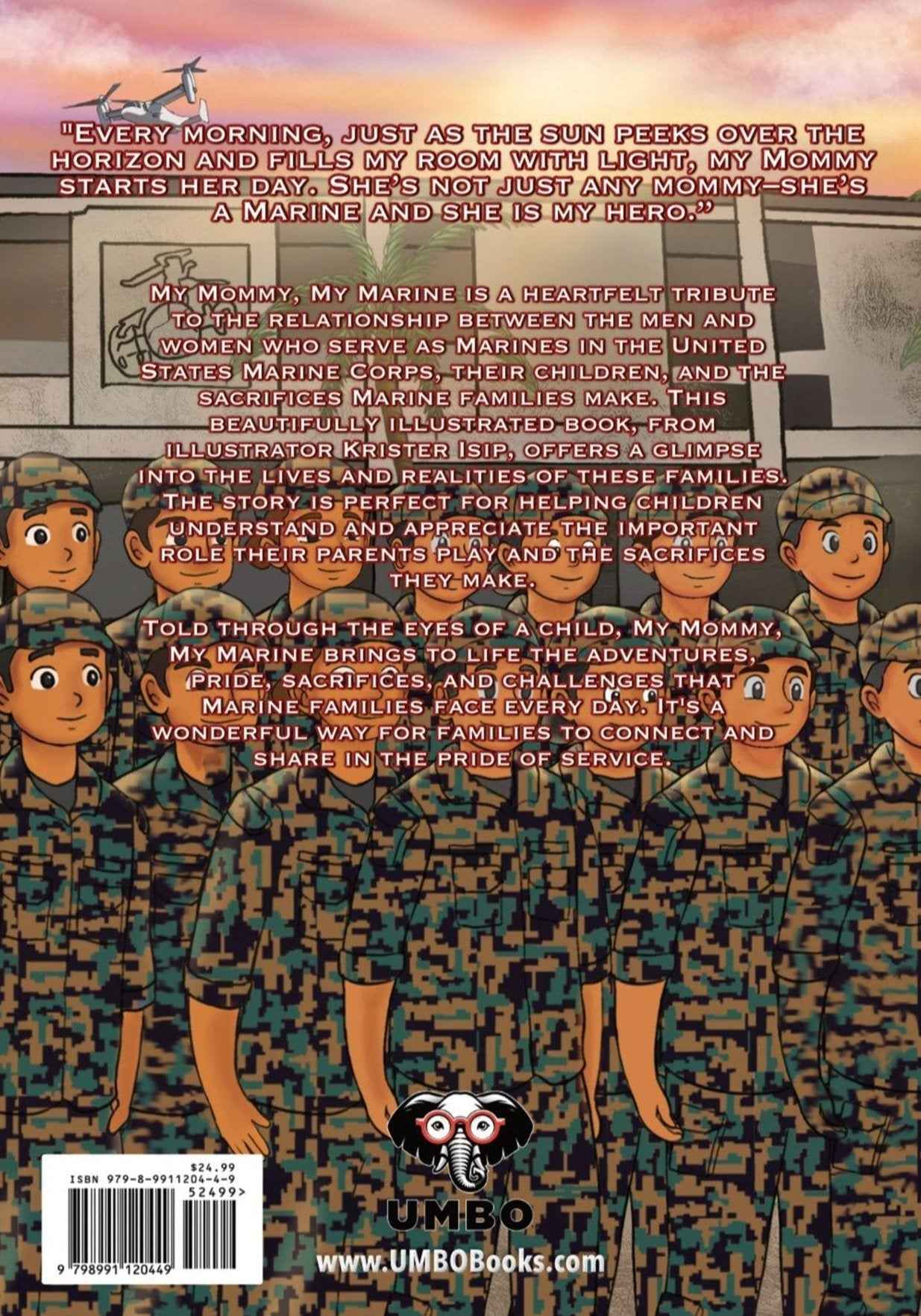 USMC Marine Children’s Book - My Mommy, My Marine by Matthew E. Miller