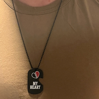 Deployment Gift for Kids - Dog Tag Set – Matching Dog Tag Set