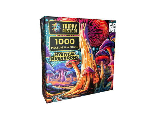 Mystical Mushrooms 1000 Piece Jigsaw Puzzle | Trippy Puzzle Co