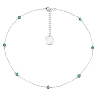 1.89 Carat Genuine Emerald .925 Sterling Silver Necklace