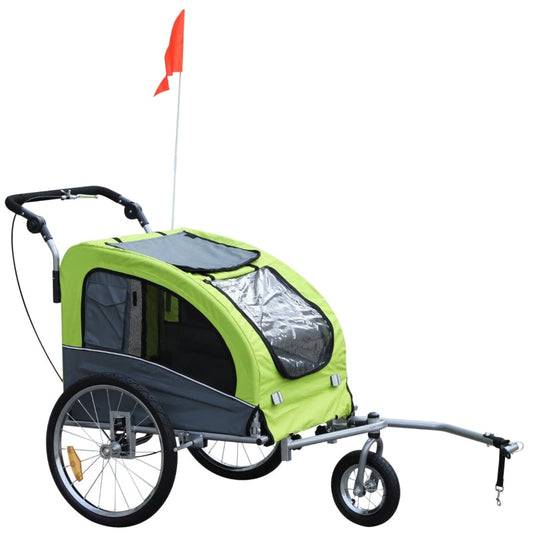 Pet Dog Bicycle Trailer Jogger with Suspension - BIG FRENCHIES