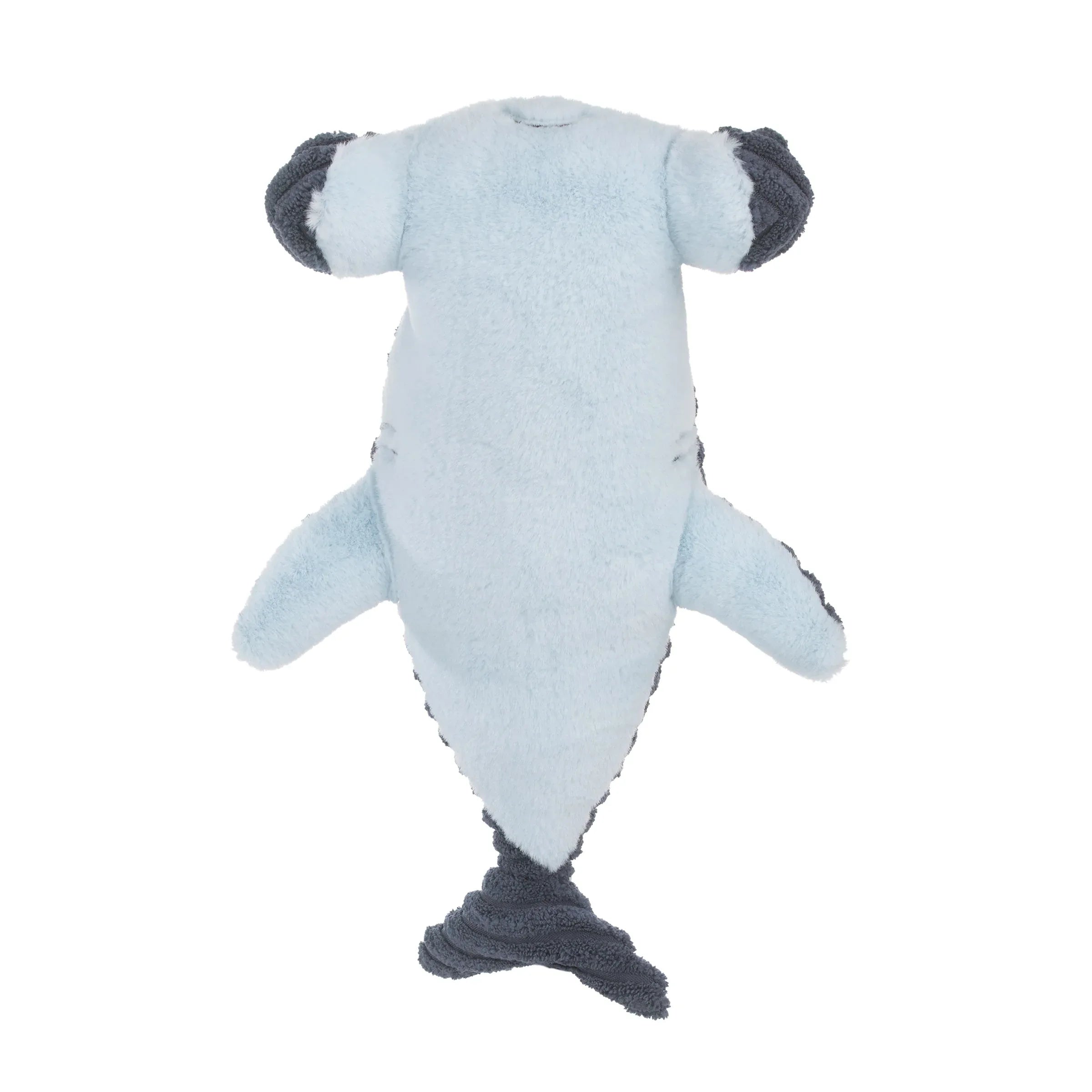 Explore Dream Discover Navy, and Light Blue Hammerhead Shark Shaped Plush Stuffed Animal - BIG FRENCHIES