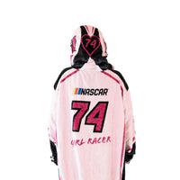 NASCAR | Pink Racing Suit Snugible 2-in-1 Blanket Hoodie & Pillow