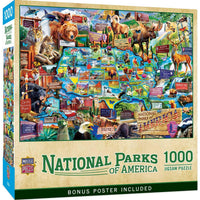 National Parks of America 1000 Piece Jigsaw Jigsaw Puzzle by Masterpieces Puzzles - BIG FRENCHIES