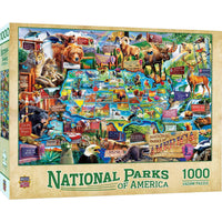 National Parks of America 1000 Piece Puzzle by Masterpieces - BIG FRENCHIES
