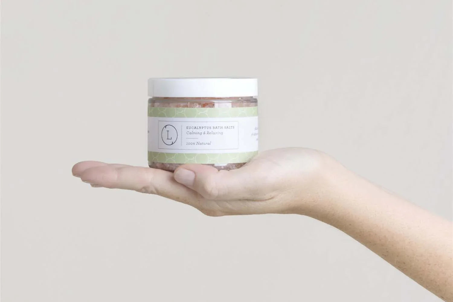 CBD Natural Eucalyptus Bath Salts with CBD, Calming and relaxing (THC free) - BIG FRENCHIES